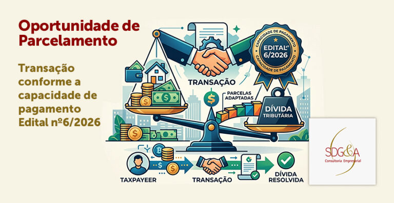 Transação conforme a capacidade de pagamento - Edital nº6/2026